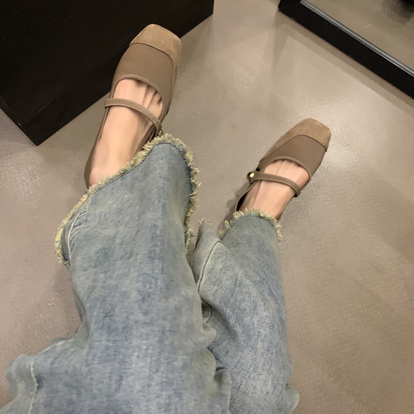 24HH161.11 - GIÀY MARY JANE ĐẾ BỆT