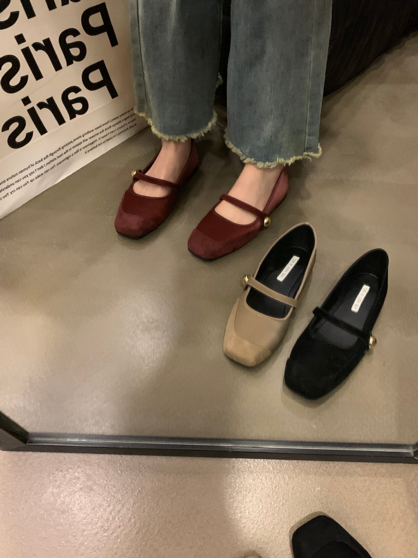 24HH161.11 - GIÀY MARY JANE ĐẾ BỆT