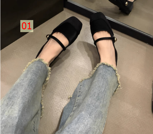 24HH161.11 - GIÀY MARY JANE ĐẾ BỆT