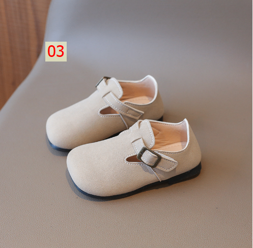 24HH161.08 - GIÀY LƯỜI DA LỘN CHO BÉ