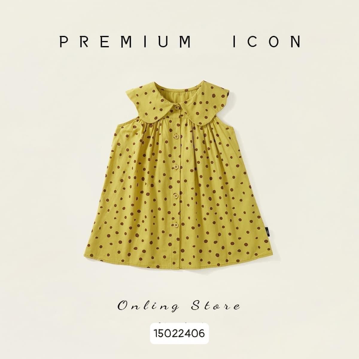 24HA192.01 - VÁY CHẤM BI CHO BÉ GÁI PREMIUM