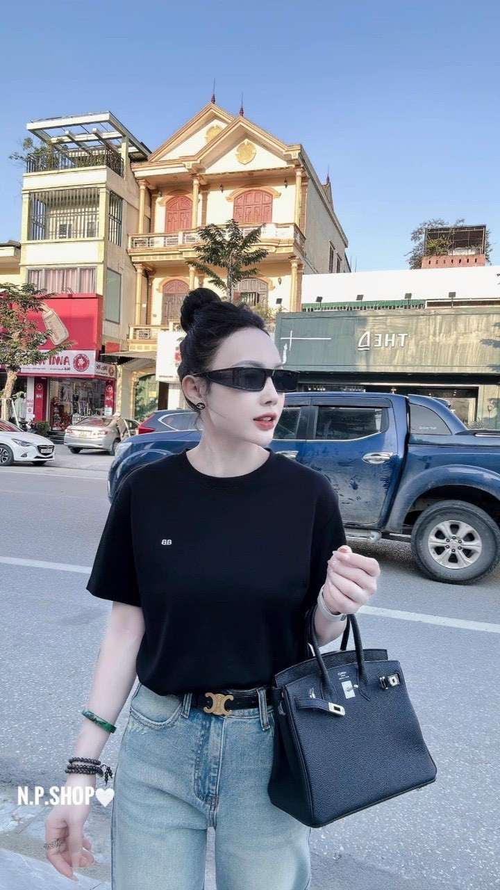 HAX2409 - SET 3 ÁO THÊU BB 3M ĐEN TRẮNG ĐỎ
