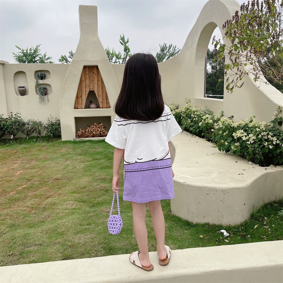 24HA202.01 - VÁY HOẠT HÌNH BÉ GÁI