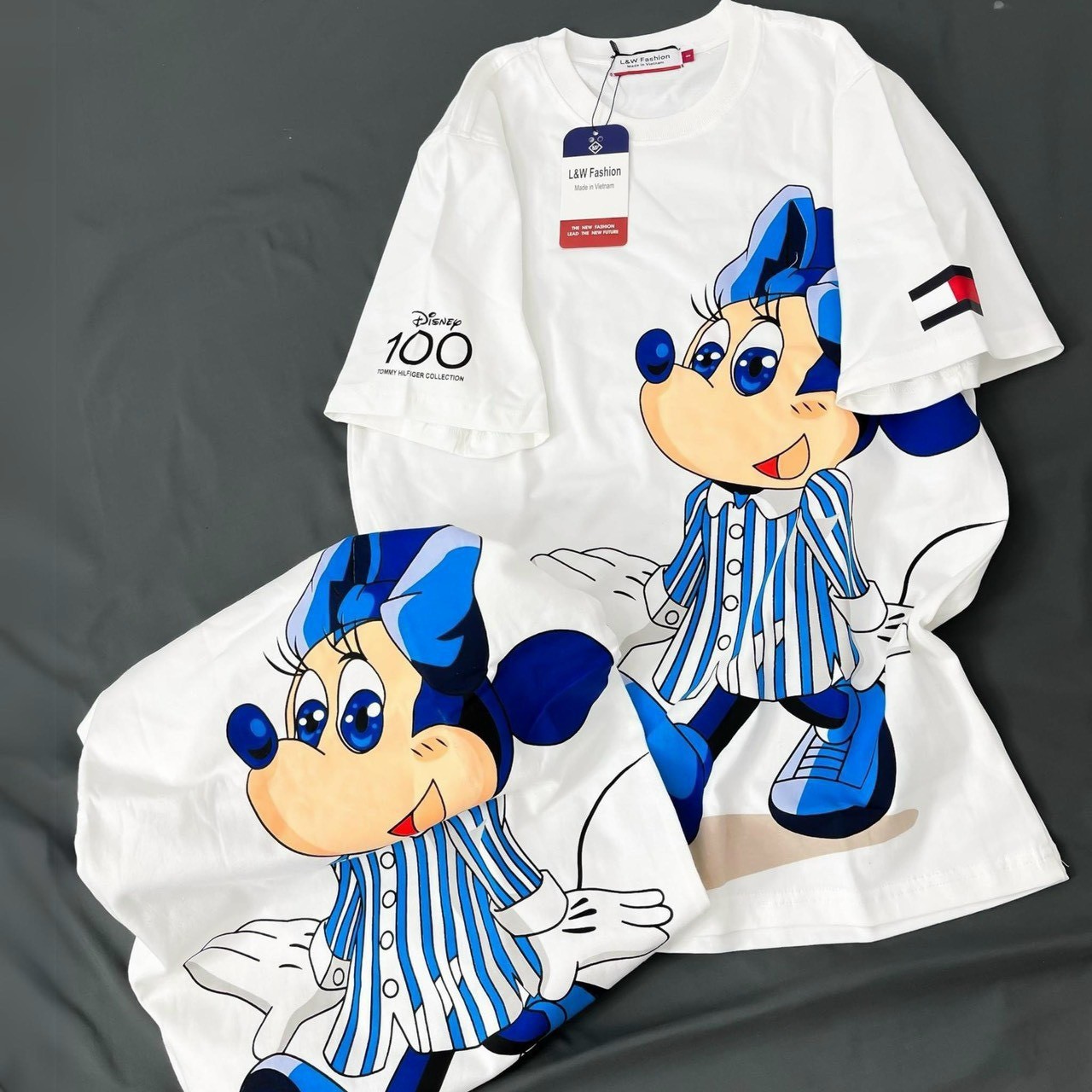 HAX2418 - ÁO PHÔNG MICKEY XANH FORM SUÔNG