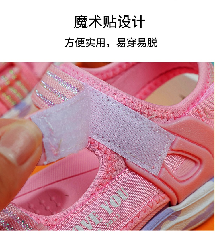 24HA212.06 - DÉP SANDAL 3 MÀU CHO BÉ GÁI