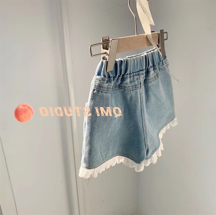24HA212.04 - QUẦN ĐÙI BÒ BÉ GÁI