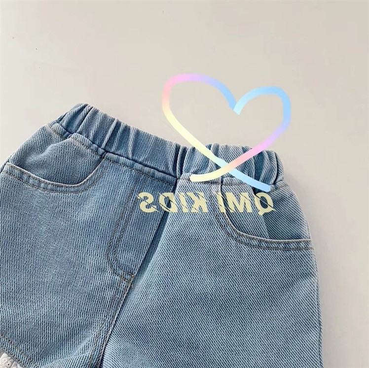 24HA212.04 - QUẦN ĐÙI BÒ BÉ GÁI