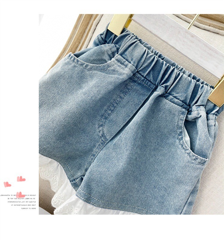 24HA212.04 - QUẦN ĐÙI BÒ BÉ GÁI