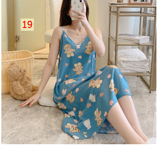 24HH222.07 - VÁY 2 DÂY NỮ