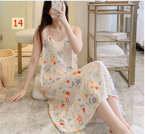24HH222.07 - VÁY 2 DÂY NỮ