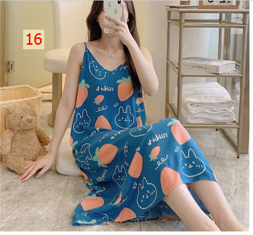 24HH222.07 - VÁY 2 DÂY NỮ