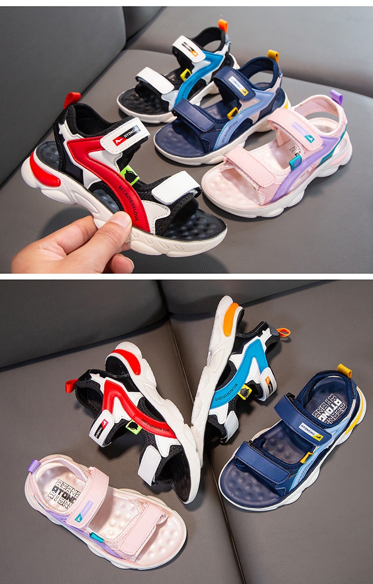 24HH222.09 - SANDAL PHỐI MÀU CHO BÉ
