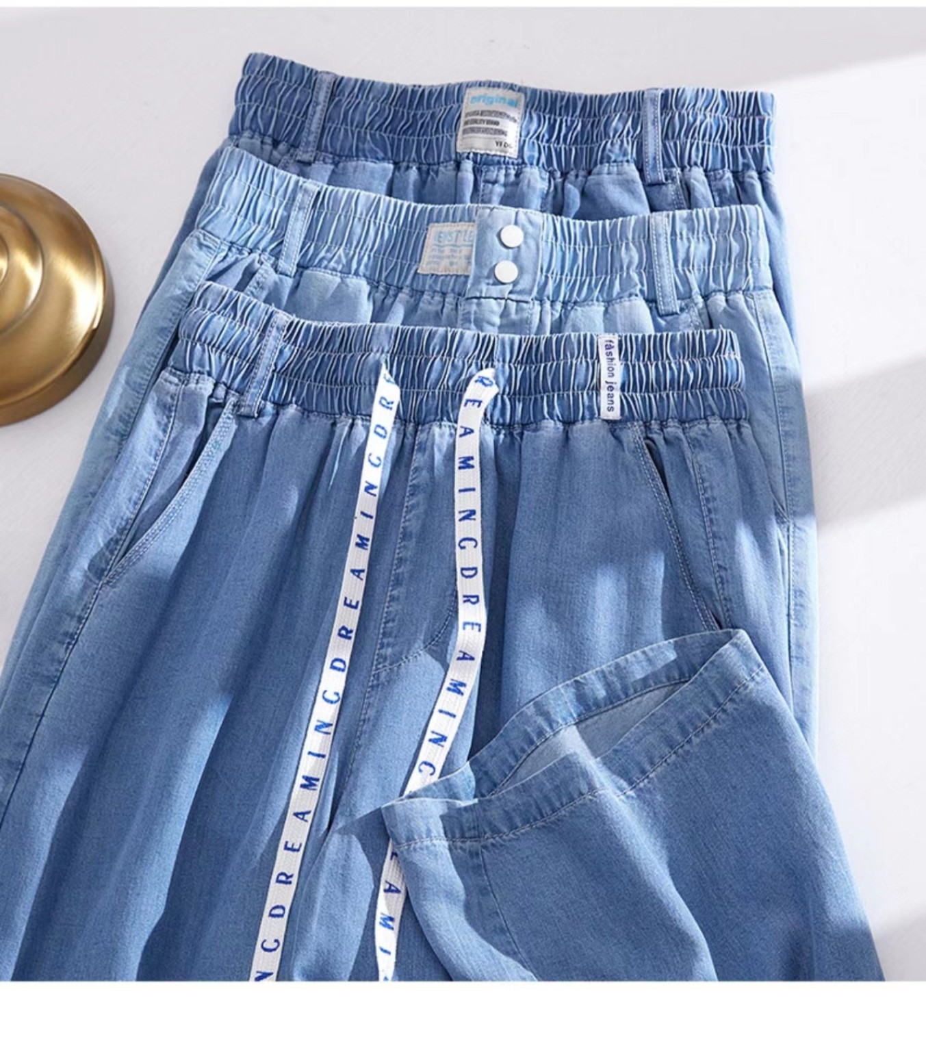 24HA232.10 - ❌❌QUẦN JEAN DENIM ỐNG SUÔNG NỮ