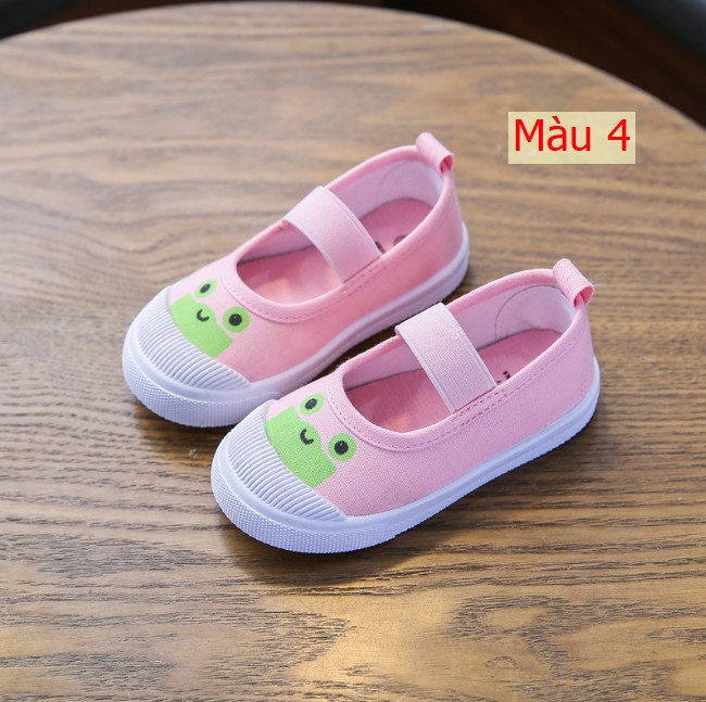 24HH242.10- GIÀY BÚP BÊ VẢI BÉ GÁI