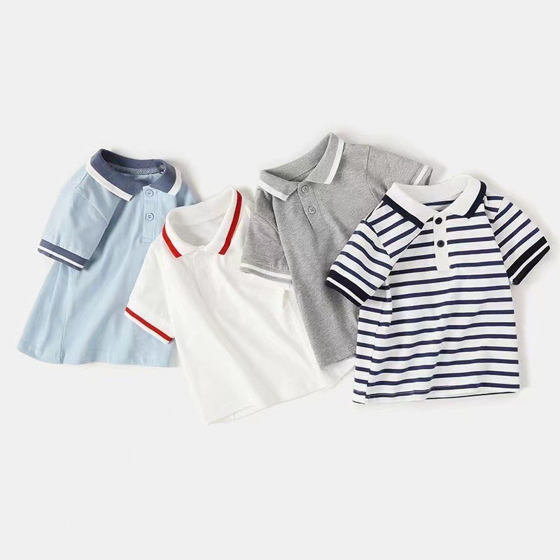 24HH242.13 - ÁO__POLO CỘC TAY BÉ TRAI