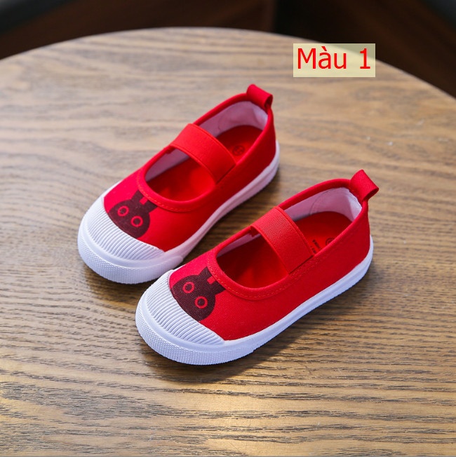 24HH242.10- GIÀY BÚP BÊ VẢI BÉ GÁI