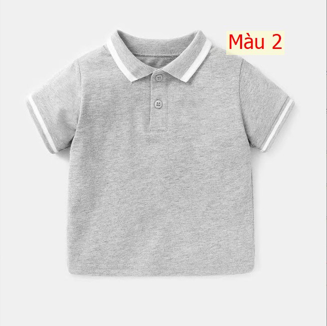 24HH242.13 - ÁO__POLO CỘC TAY BÉ TRAI