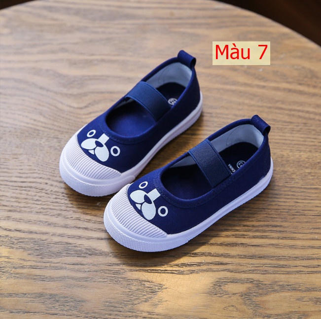 24HH242.10- GIÀY BÚP BÊ VẢI BÉ GÁI