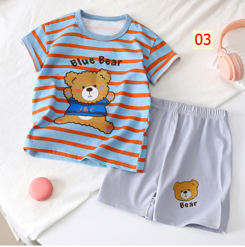 24HA252.01 - SET 3 BỘ MẶC NHÀ CHO BÉ