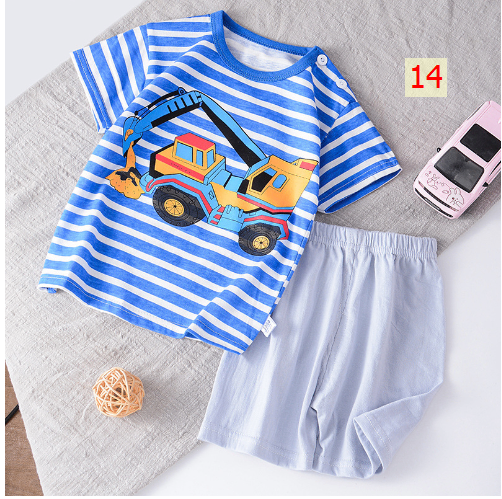 24HA252.01 - SET 3 BỘ MẶC NHÀ CHO BÉ