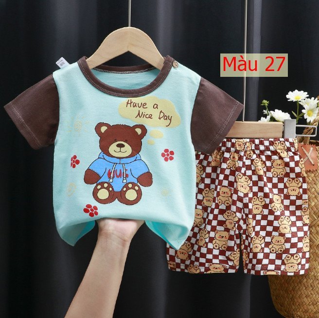 24HH252.13 - BỘ CỘC TAY BÉ TRAI/ BÉ GÁI