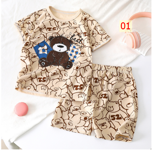 24HA252.01 - SET 3 BỘ MẶC NHÀ CHO BÉ