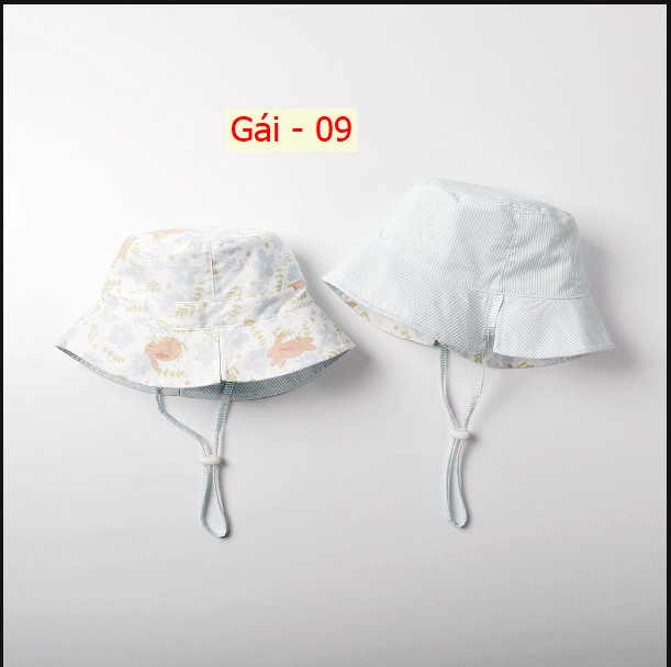 24HA262.03 - MŨ ĐỘI 2 MẶT CHO BÉ