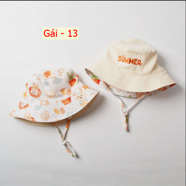 24HA262.03 - MŨ ĐỘI 2 MẶT CHO BÉ