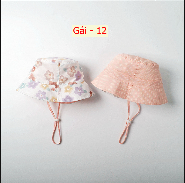 24HA262.03 - MŨ ĐỘI 2 MẶT CHO BÉ