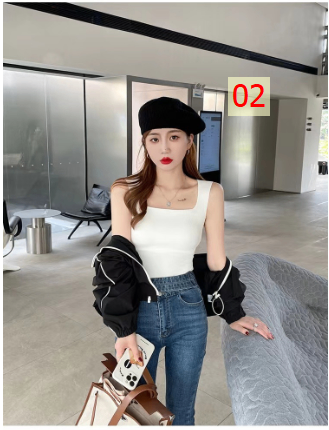 24HH272.11 - ÁO 2 DÂY BẢN TO KÈM BRA