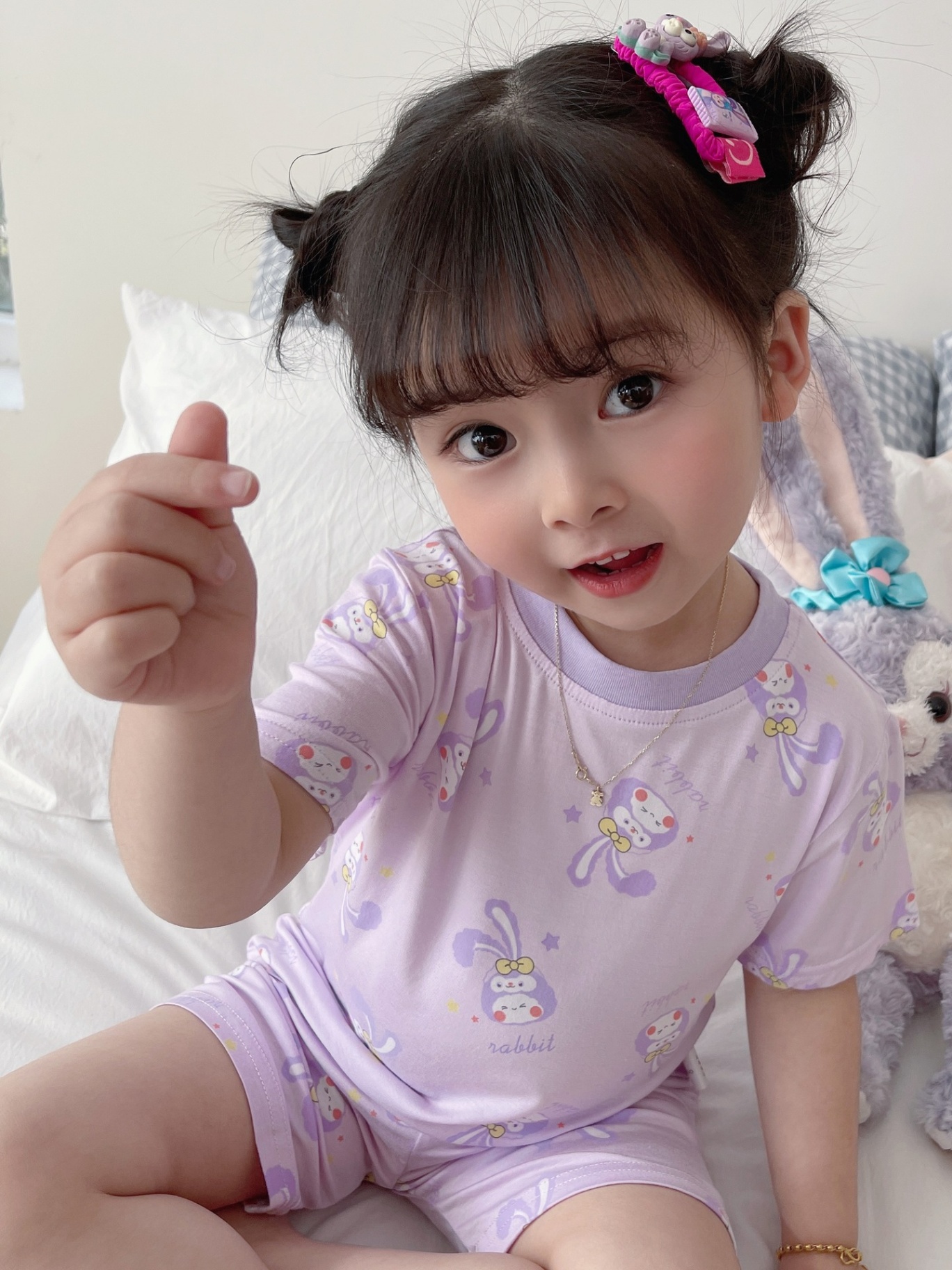 24HA282.05 - BỘ MẶC NHÀ MOMO MOKOO CHO BÉ