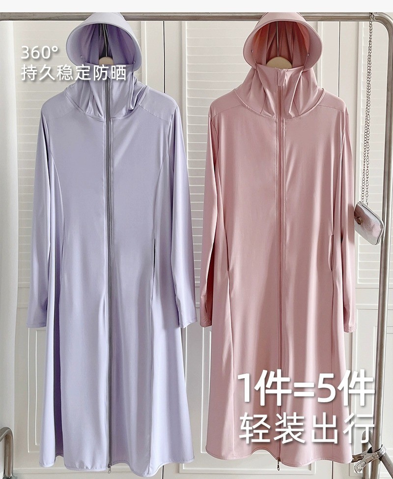 24HA282.03 - ÁO CHỐNG NẮNG NỮ DÁNG DÀI