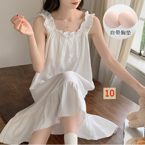 24HH292.01 - BỘ VÀ VÁY MẶC NHÀ KÈM BRA