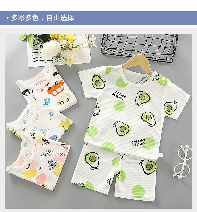 24HA13.03 - SET 2 BỘ COTTON TRE CHO BÉ