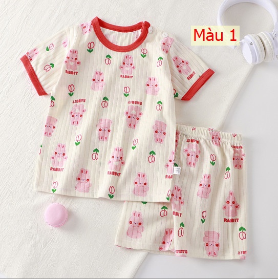 24HH13.09 - 🅾️SET 2 BỘ CỘC TAY COTTON SZ NHÍ.