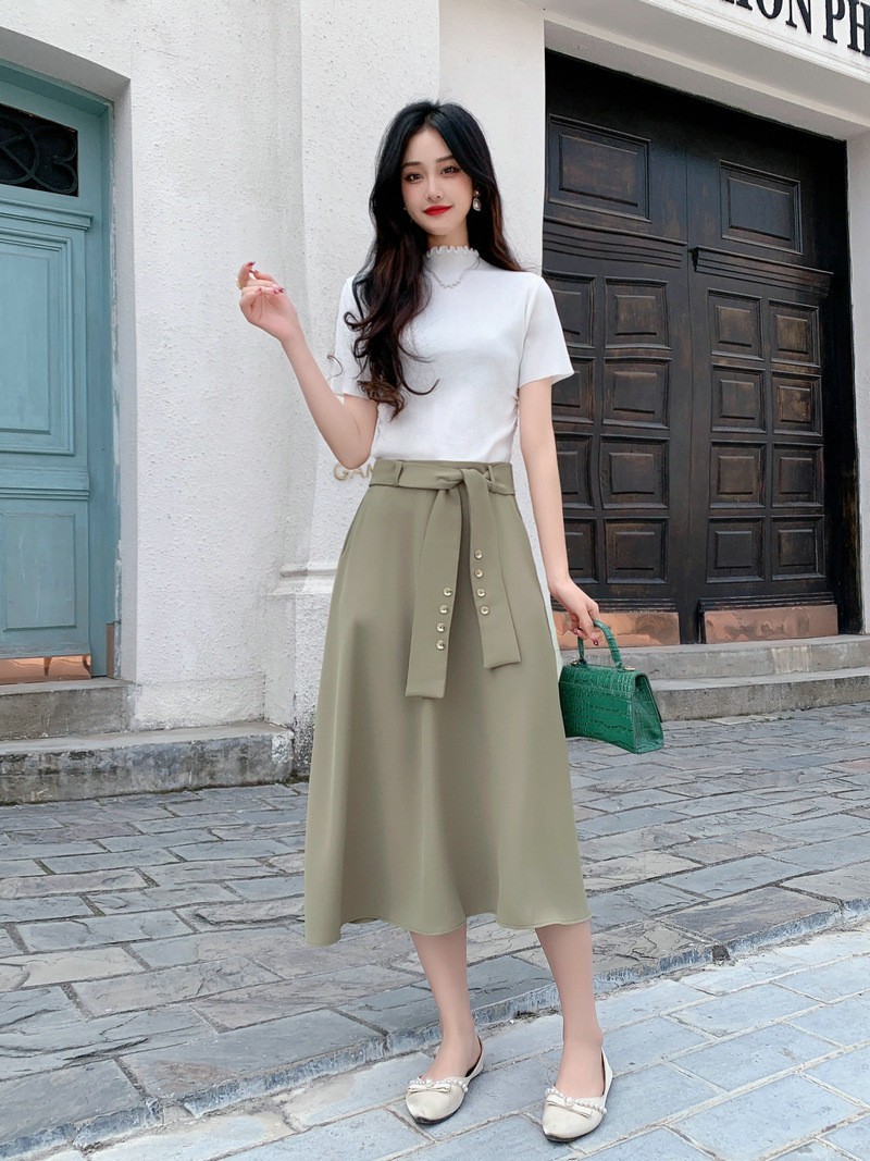 24HH13.05- 🌈CHÂN VÁY ANGEL THẮT ĐAI