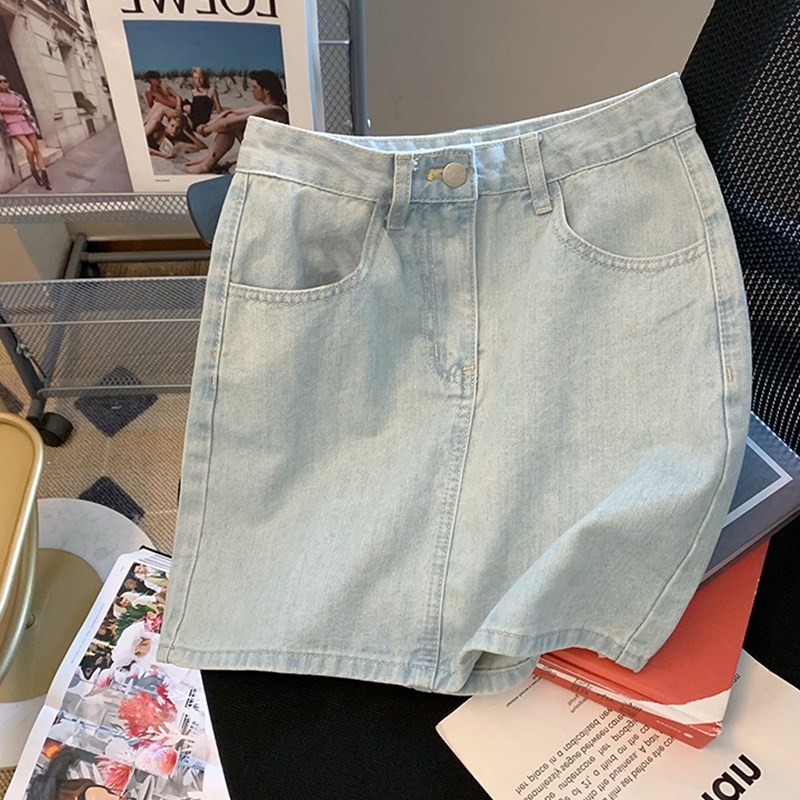 24HH13.06- 🌈CHÂN VÁY JEAN DÁNG CHỮ A