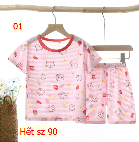 24HA13.03 - SET 2 BỘ COTTON TRE CHO BÉ