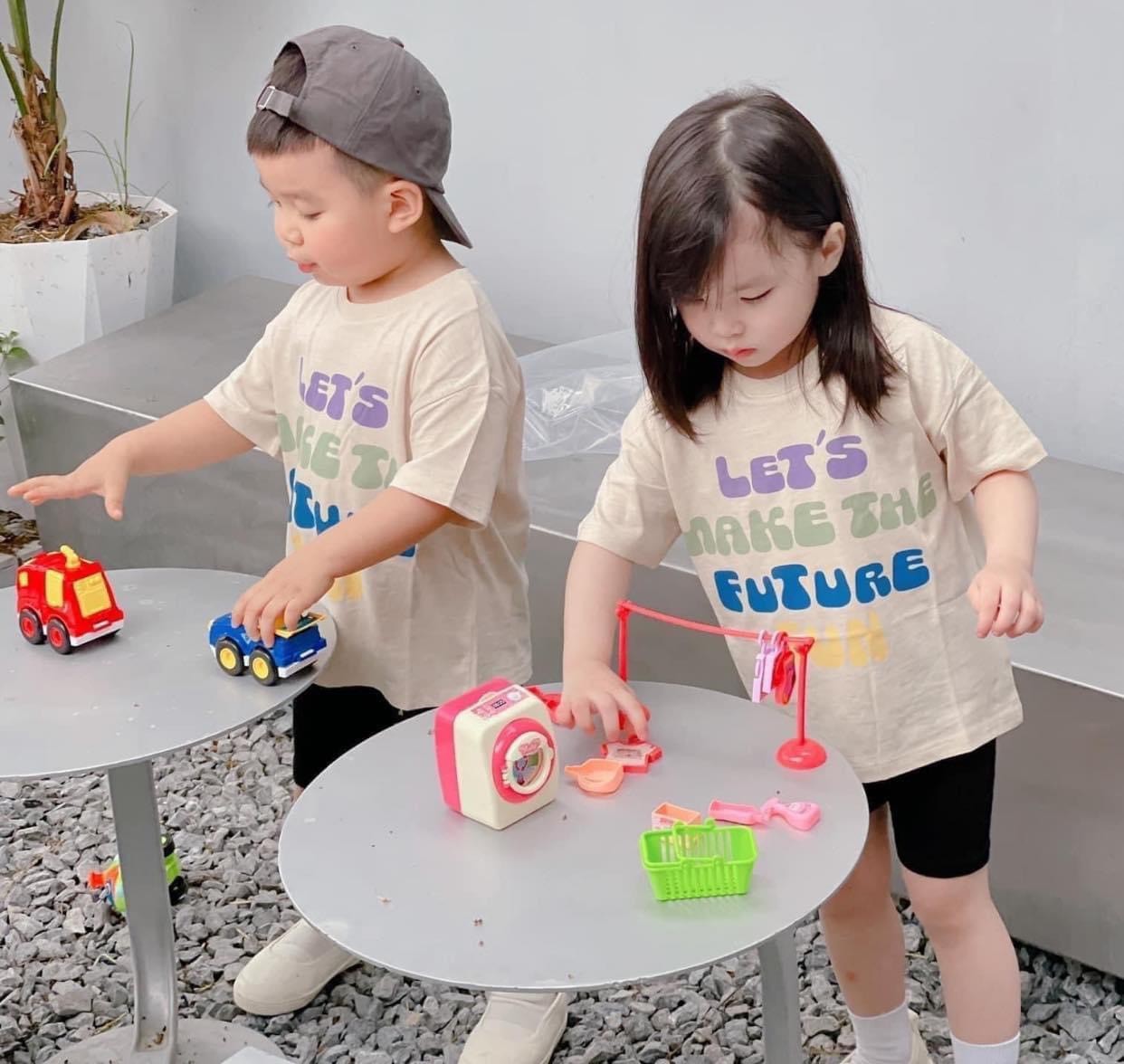 HAX2431 - SET 2 ÁO PHÔNG CỔ TRÒN KÈM MÓC