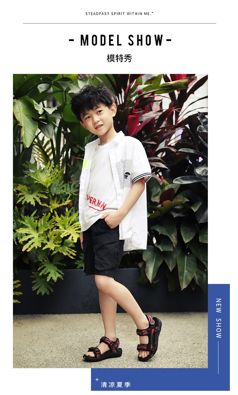 24HA23.07 - SANDAL CHO BÉ TRAI