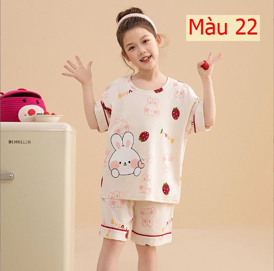 24HH23.02- ❌ BỘ COTTON BÉ GÁI SZ ĐẠI