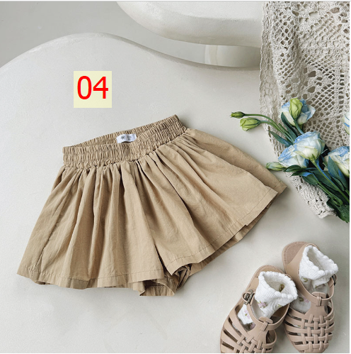 24HA23.10 - QUẦN SHORT XOÈ BÉ GÁI