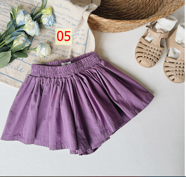 24HA23.10 - QUẦN SHORT XOÈ BÉ GÁI