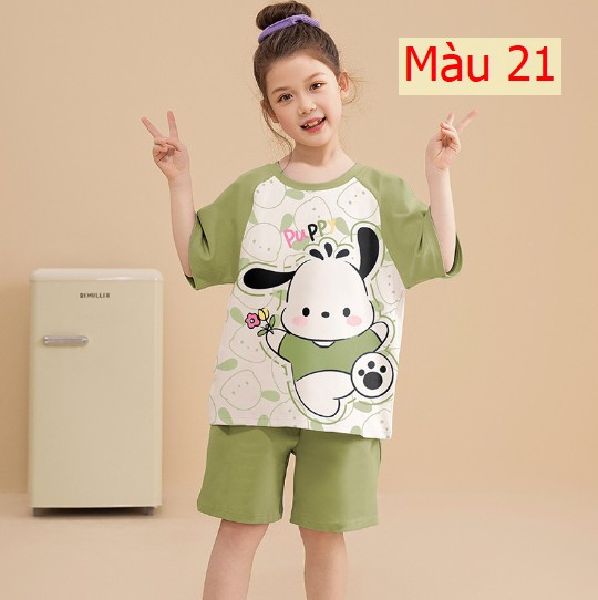 24HH23.02- ❌ BỘ COTTON BÉ GÁI SZ ĐẠI