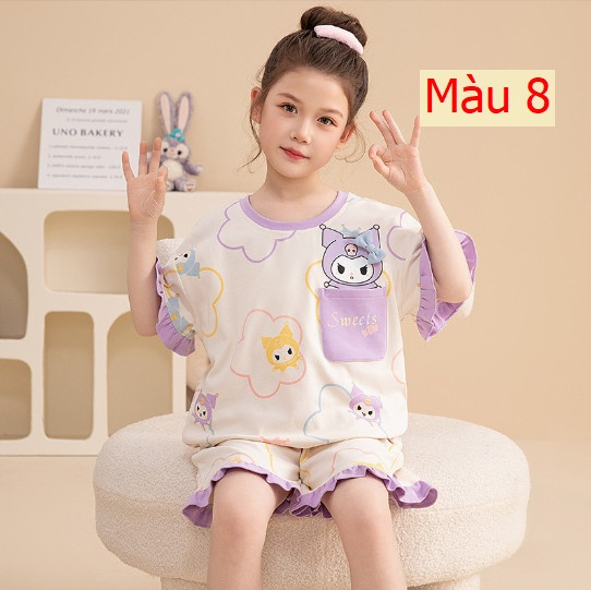 24HH23.02- ❌ BỘ COTTON BÉ GÁI SZ ĐẠI