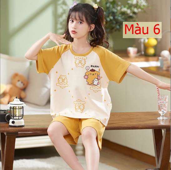 24HH23.02- ❌ BỘ COTTON BÉ GÁI SZ ĐẠI