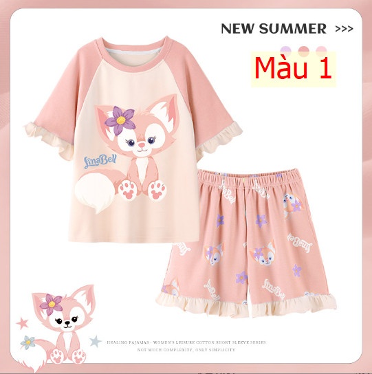 24HH23.02- ❌ BỘ COTTON BÉ GÁI SZ ĐẠI