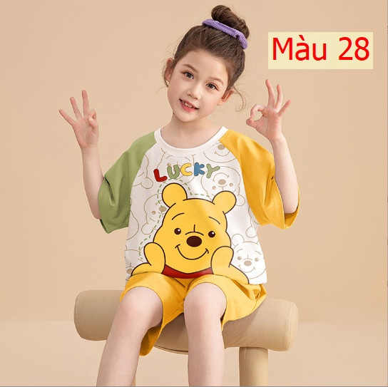 24HH23.02- ❌ BỘ COTTON BÉ GÁI SZ ĐẠI