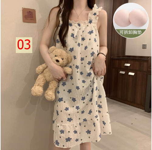 24HH43.10 - VÁY 2 DÂY KÈM BRA NỮ