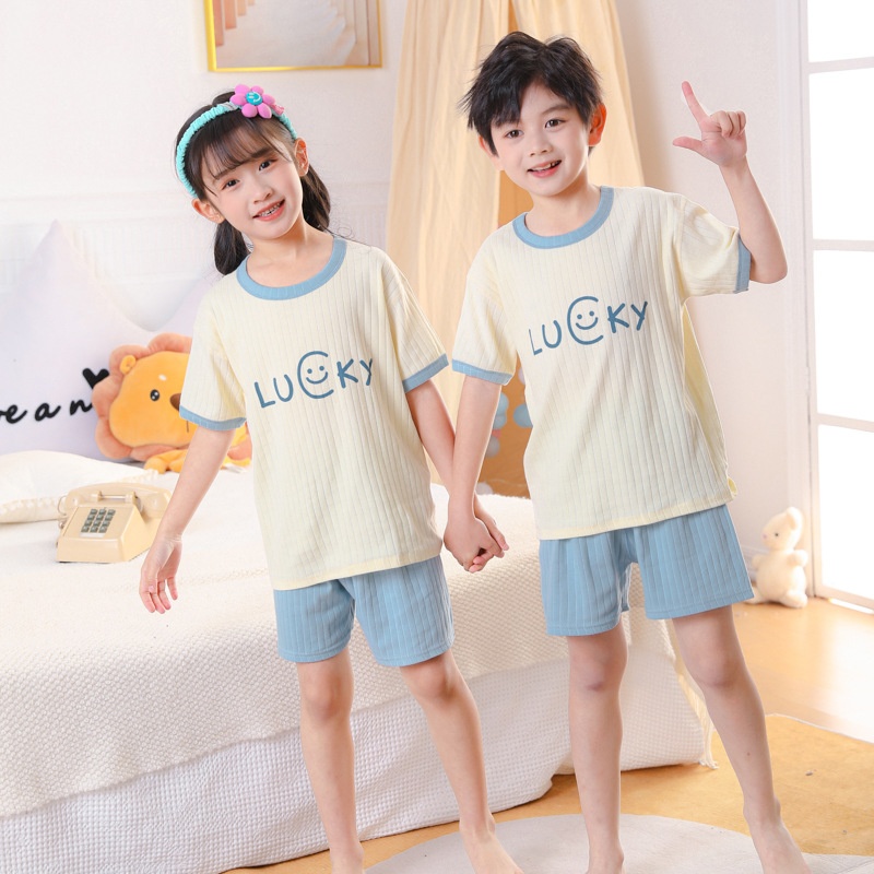 24HA43.02 - BỘ MẶC NHÀ BÉ TRAI BÉ GÁI